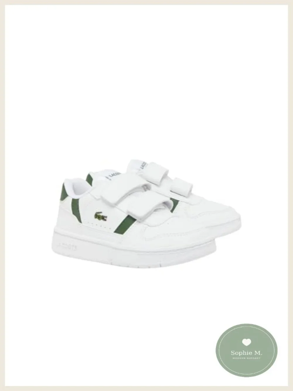 Baby Boys T-Clip Set Trainers Faux Leather Sneakers